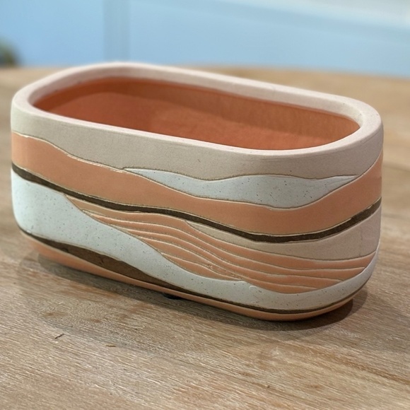 NWT Anthropologie Layered Landscape Pot, Window, Sold Out - Picture 3 of 11